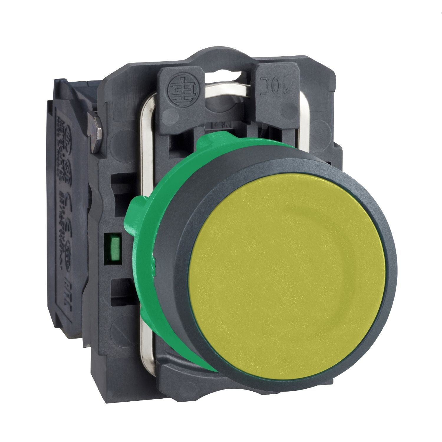 Schneider XB5AA51 Sarı Buton Ø22 Yaylı Dönüş 1NA
