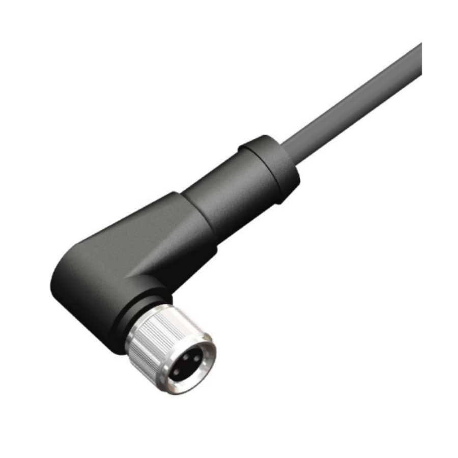 Katlax CBF08-R33N0-05BPVC 3 Pin Dişi M8 5M 90° Açılı Pvc Sensör Kablo
