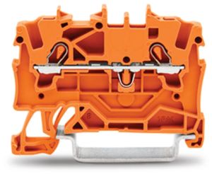 Wago 2001-1202 1.5 mm Push-in Turuncu Ray Klemens