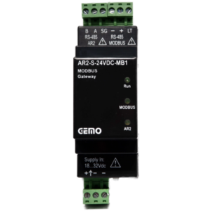 Gemo AR2-S-24VDC-MB1 Akıllı Röle MODBUS Ağ Geçidi Modülü