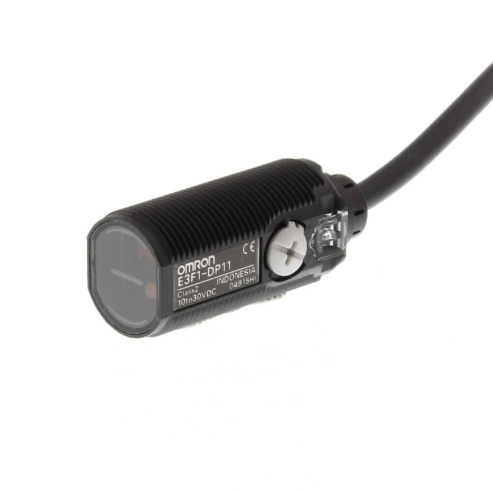 Omron E3F1-DP11 2M M18 PNP 10 Cm Cisimden Yansımalı Sensör
