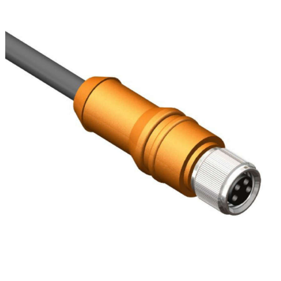 Katlax CBF08-S44N2-05BPVC 4 Pin Dişi M8 5M Düz Pvc Sensör Kablosu Ledli
