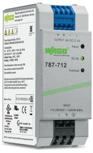 Wago 787-712 24VDC 2.5A Monofaze Güç Kaynağı
