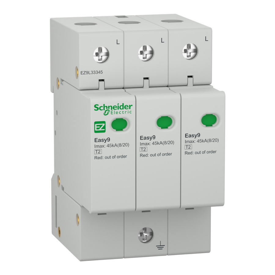 Schneider EZ9L33345 Parafudr Easy9 - 3P - 400 V - 45000 A