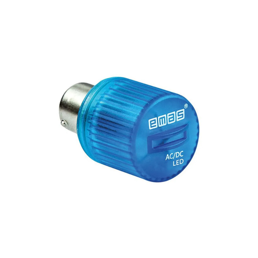 Emas IKMF024M Led Flaşörlü 24V AC/DC Mavi