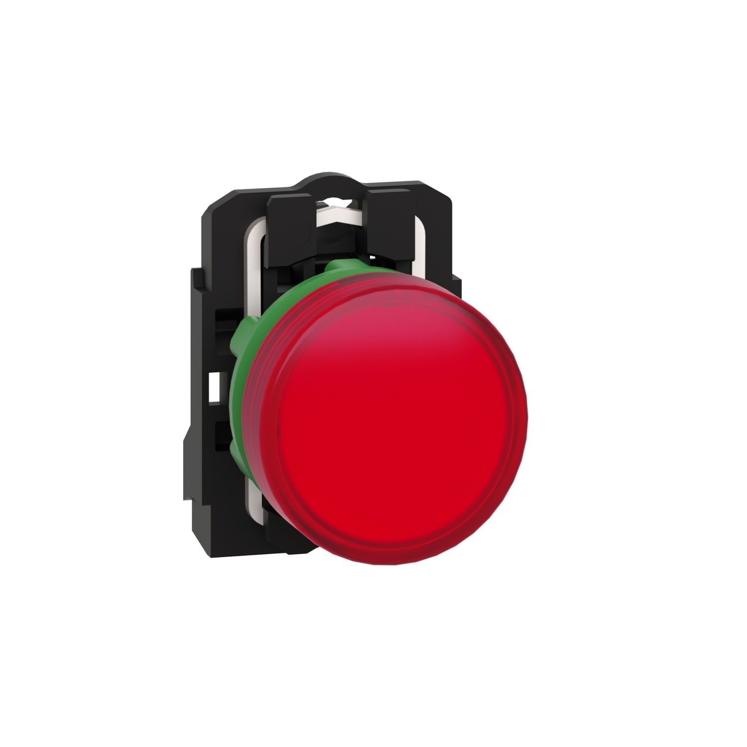 Schneider XB5AVM4 230...240V Entegre LED'li Kırmızı Eksiksiz Pilot Işığı Ø22 Düz Lens