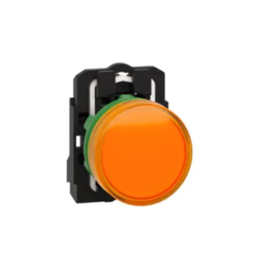 Schneider XB5AVM5 230...240V Entegre LED'li Turuncu Eksiksiz Pilot Işığı Ø22 Düz Lens