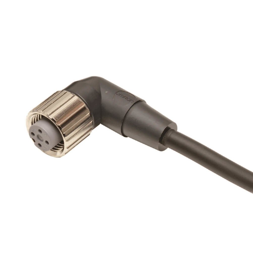 Omron XS2F-M12PVC4A5M M12 4 Pin Açılı PVC 5M Sensör Kablosu