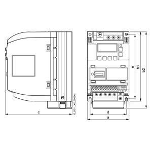 Siemens 6SL3210-5BB11-2UV1 0.12 kW Monofaze Hız Kontrol Sürücü