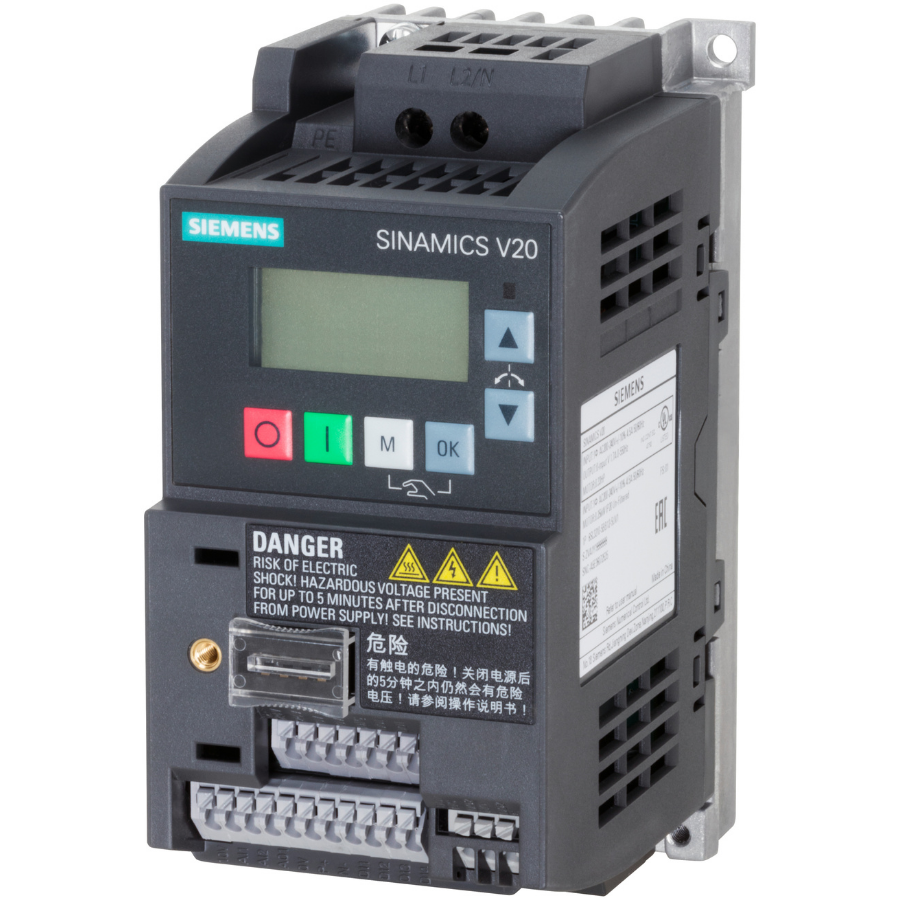 Siemens 6SL3210-5BB11-2UV1 0.12 kW Monofaze Hız Kontrol Sürücü
