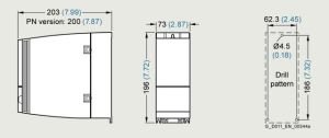 Siemens 6SL3210-1KE13-2UF2 1.1 kW SINAMICS Trifaze Hız Kontrol Sürücü