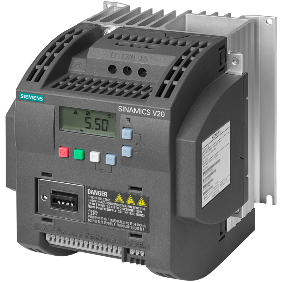 Siemens 6SL3210-5BE24-0UV0 4 kW V20 Trifaze Hız Kontrol Sürücü