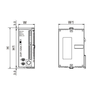 Delta DVP12SA211T 8 Giriş 4 NPN Çıkış 24VDC SA2 Cpu Plc