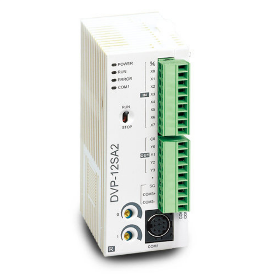 Delta DVP12SA211T 8 Giriş 4 NPN Çıkış 24VDC SA2 Cpu Plc