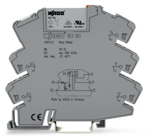 Wago 857-303 12VDC 6A Ledli 1CO Slim Röle