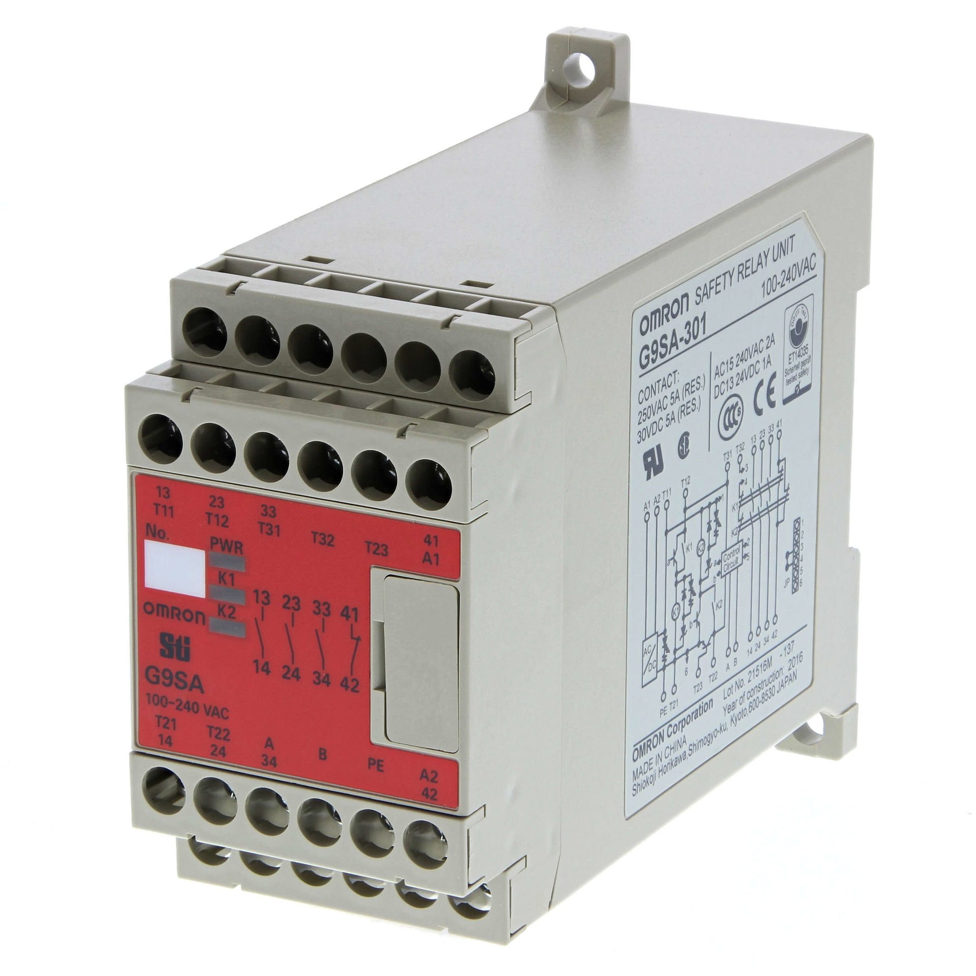 Omron G9SA-301 AC/DC24 Güvenlik Rölesi