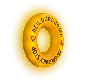 Emas BET60FLASH1 Aksesuar 24V AC/DC Flash Yanar (EMERGENCY-ACİL DURDURMA) Baskılı LED'li Etiket