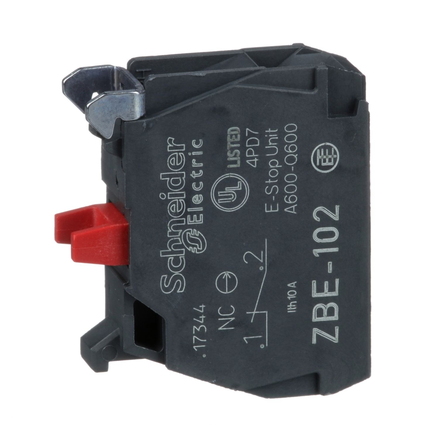 Schneider ZBE102 Başlık Ø22 İçin Tek Kontak Bloğu 1NK