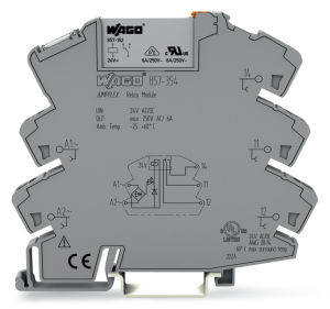 Wago 857-354 24V AC/DC 6A 1 CO Ledli Slim Röle