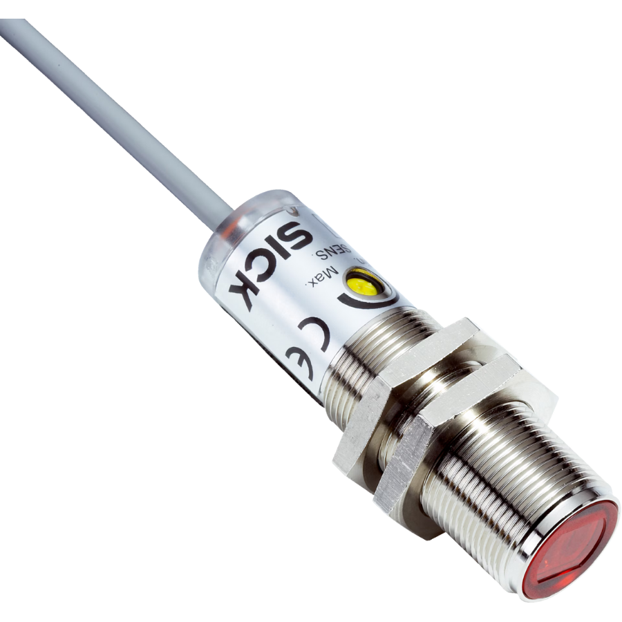 Sick VTF180-2P41112 140 mm PNP M18 Cisimden Yansımalı Sensör