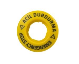 Emas BET60LED1 Aksesuar 24V AC/DC Sürekli Yanar (EMERGENCY-ACİL DURDURMA) Baskılı LED'li Etiket
