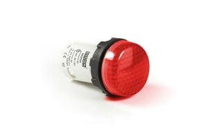 Emas MBSP024K MB Serisi Plastik LED'li 24V AC/DC Kırmızı 22 mm Sinyal