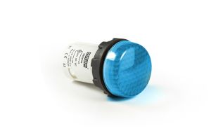 Emas MBSP024M MB Serisi Plastik LED'li 24V AC/DC Mavi 22 mm Sinyal