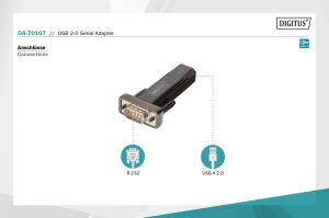 Digitus DA-70167 USB RS232 Çevirici Dönüştürücü