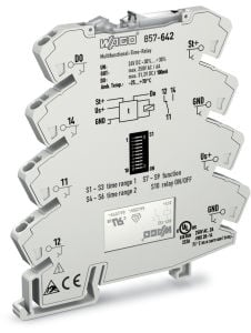Wago 857-642 24VDC 6A Ledli Demiyolu Uygulamaları İçin Çok Fonksiyonlu Röle