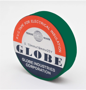 Globe Elektrik İzole Bandı 19mm  Tüm Renkler Yeşil