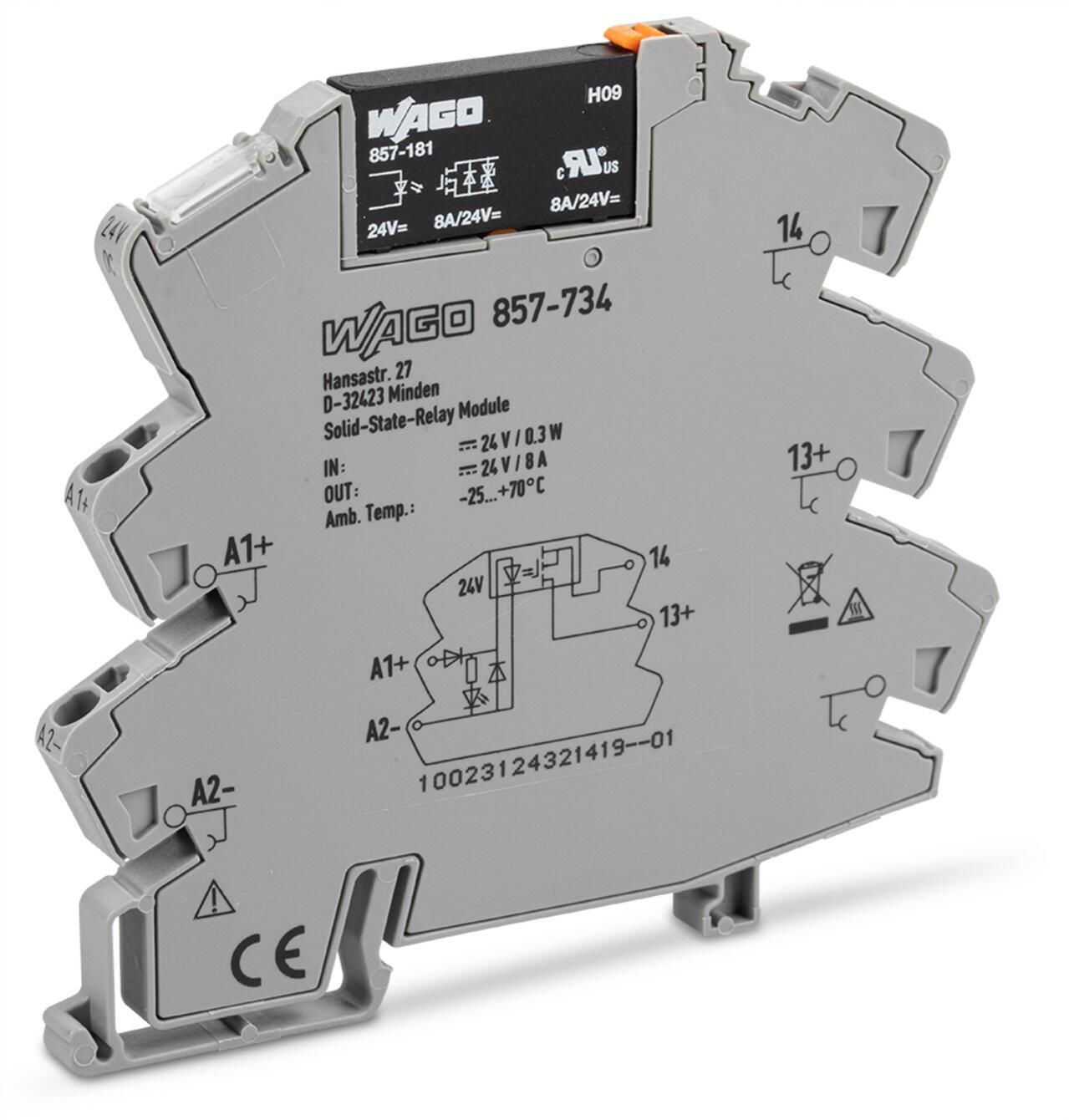 Wago 857-734 24V DC 8 Amper SSR Röle