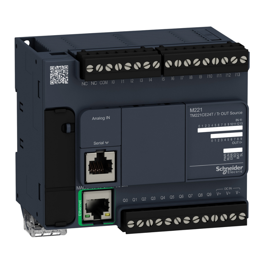 Schneider Electric TM221CE24T 24 GÇ PNP Ethernet Plc
