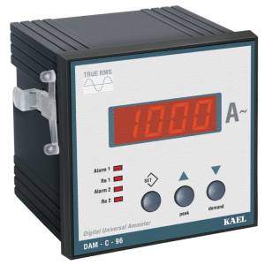 Kael DAM-C-96 Aşırı Ve Düşük Akım Setli 220V AC Ampermetre