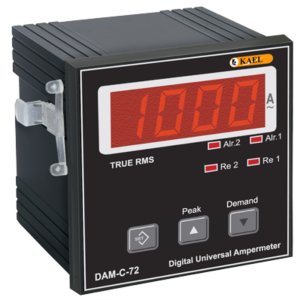 Kael DAM-C-72 Aşırı Ve Düşük Akım Setli 220V AC Ampermetre