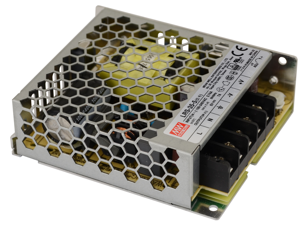 Meanwell LRS-35-5 7A 5V DC 35W Delikli Tip Güç Kaynağı