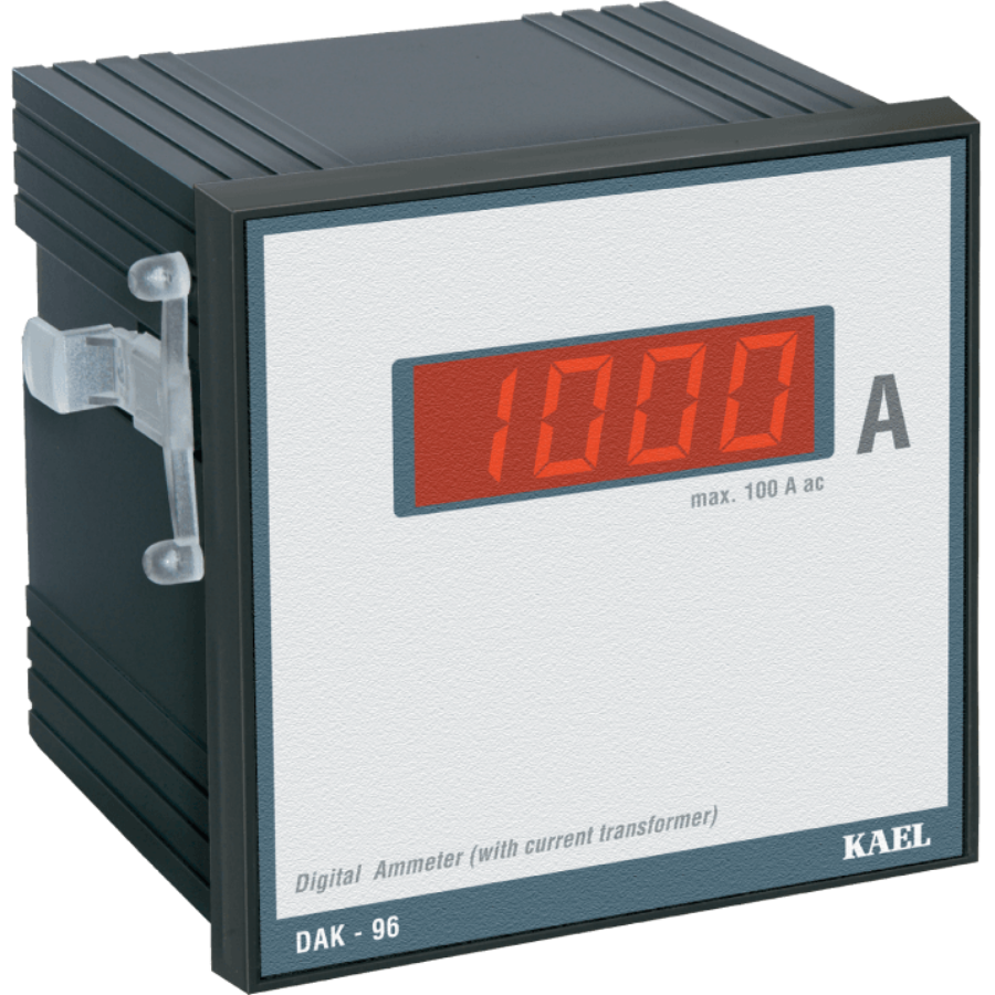 Kael DAK-96 100A 220V AC Direkt Ampermetre