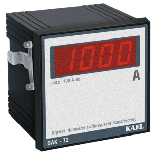 Kael DAK-72 100A 220V AC Direkt Ampermetre