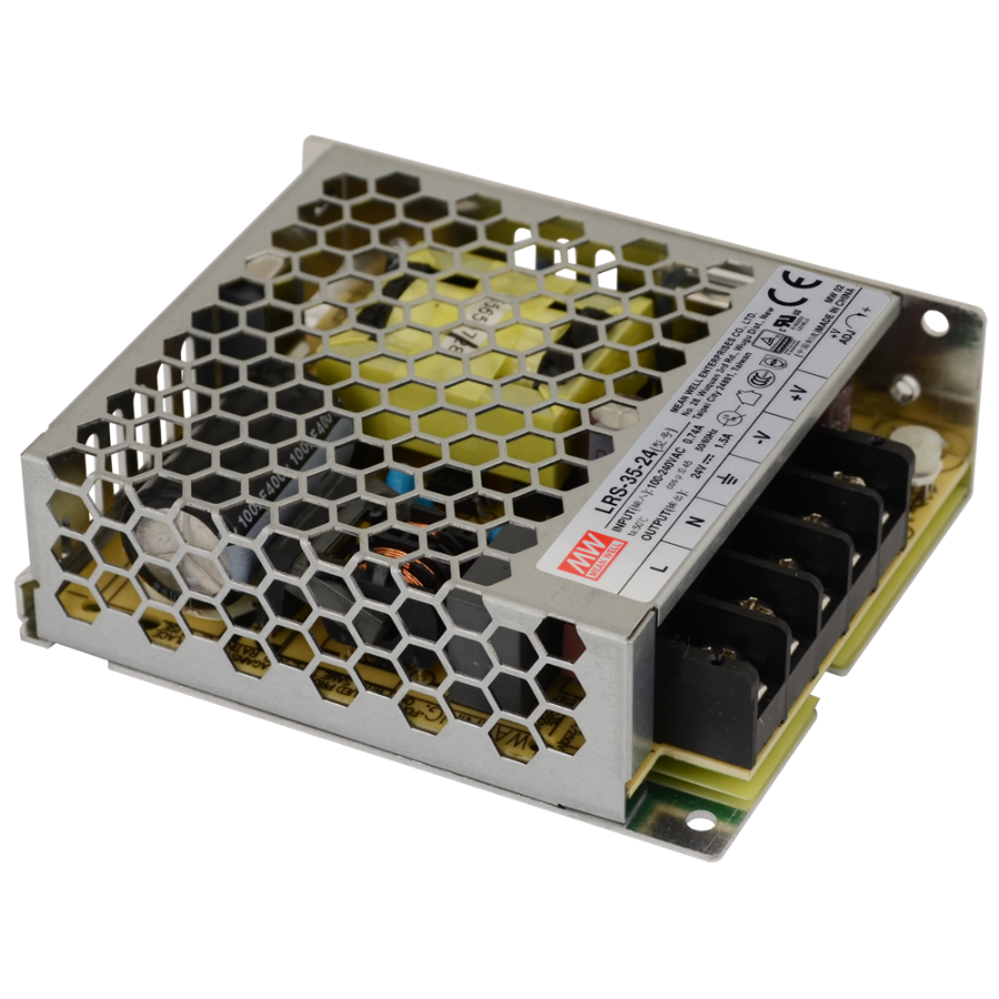 Meanwell LRS-35-24 1.5A 24V DC 35W Delikli Tip Güç Kaynağı