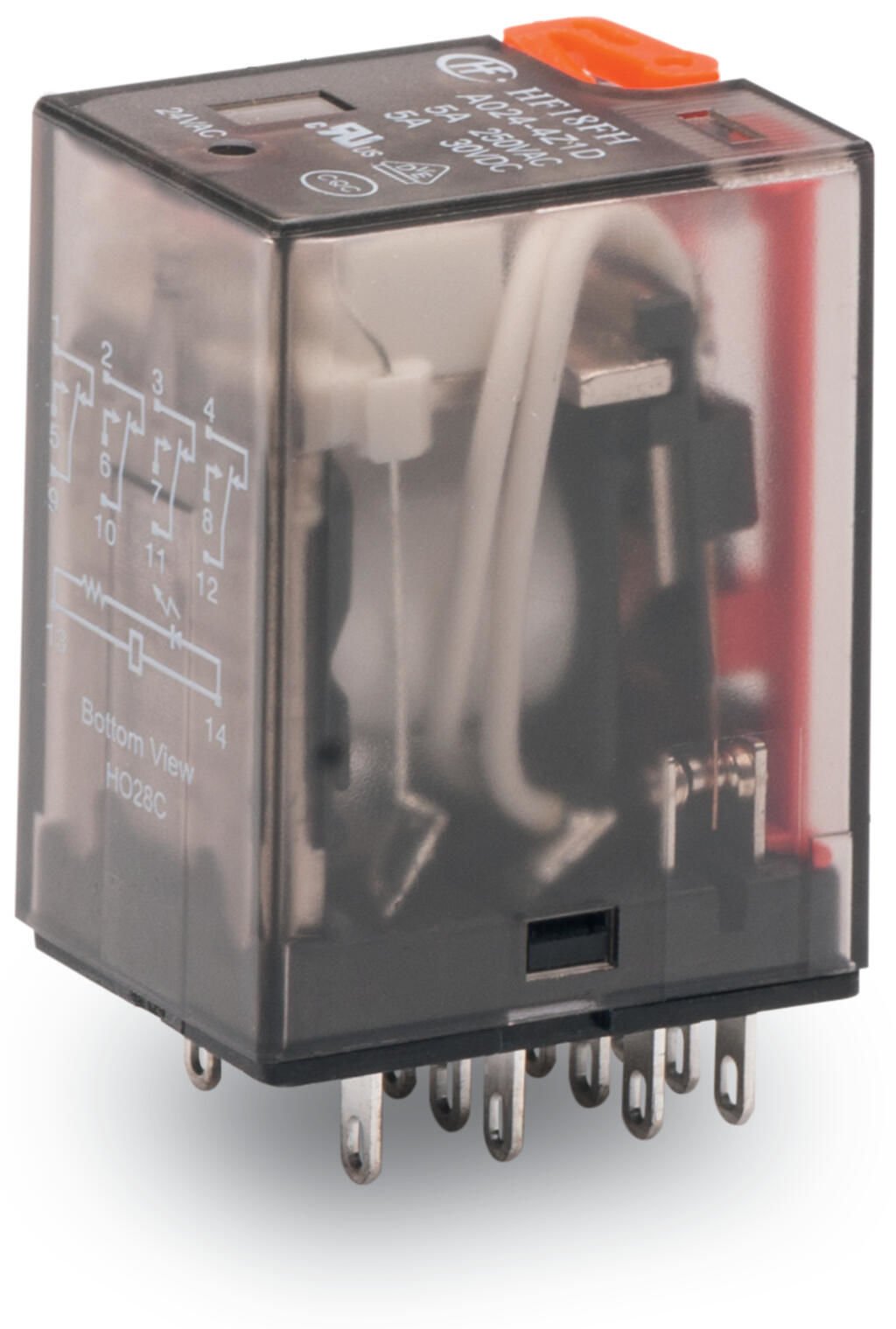 Wago 858-154 24VAC 5A 4 CO Endüstriyel Röle