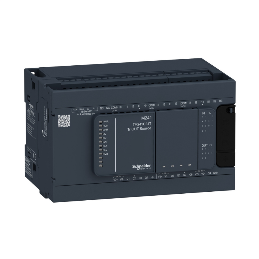 Schneider Electric TM241C24T 24 GÇ PNP Plc