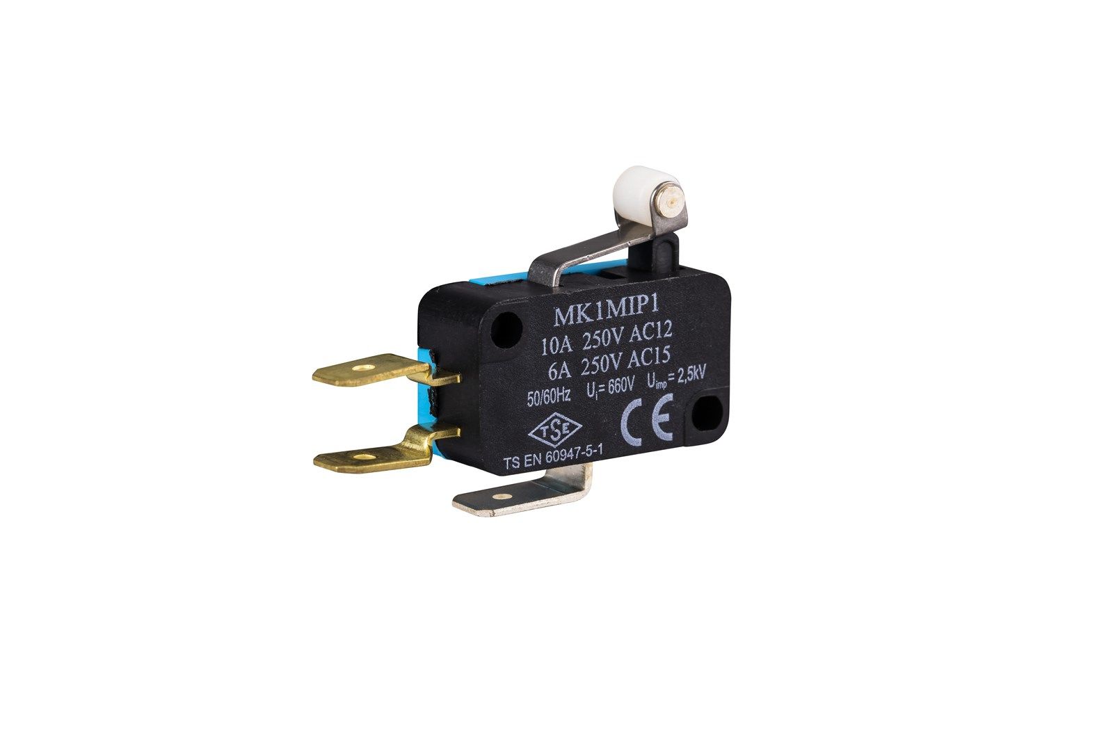 Emas MK1MIP1 Plastik Kısa Kollu Makaralı 1CO MK1 Serisi Mikro Switch