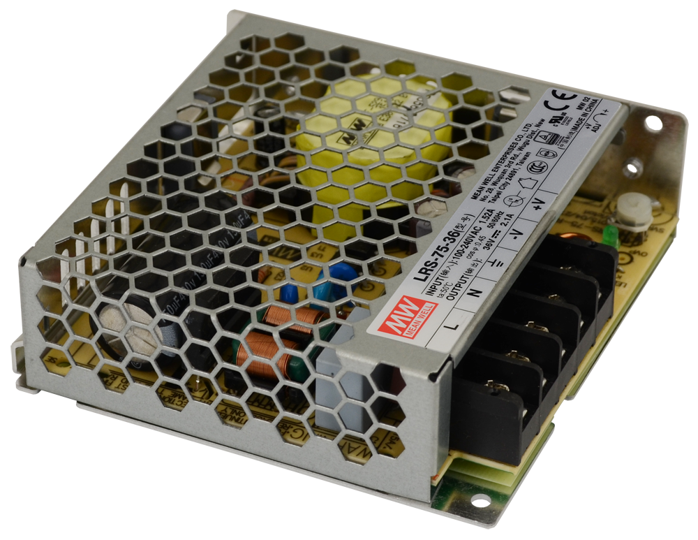 Meanwell LRS-75-36 2.1A 36V DC 75W Delikli Tip Güç Kaynağı