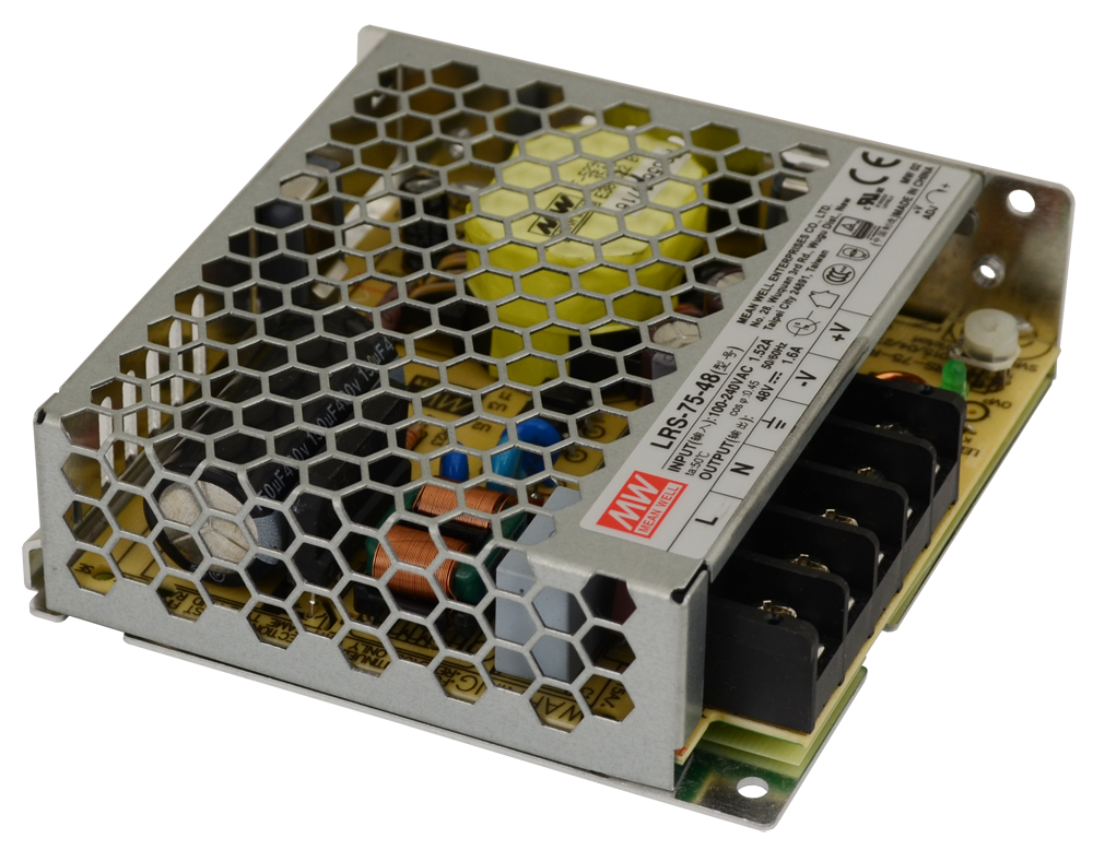 Meanwell LRS-75-48 1.6A 48V DC 75W Delikli Tip Güç Kaynağı