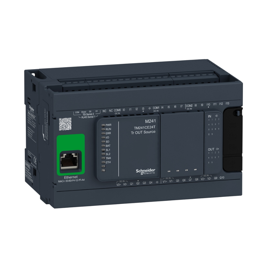 Schneider Electric TM241CE24T 24 GÇ PNP Ethernet Plc