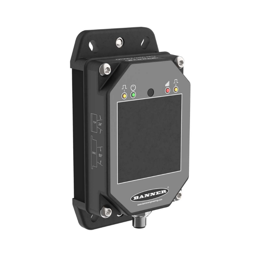 Banner Q130RA-2450-AFQ R-Gage Radar Sensör, 1–40 M, 5-Pin M12 Qd