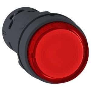 Schneider XB7NW34B2 Işıklı P.B LED Yaylı Dönüş 1NK Kırmızı Buton 24 VAC/DC