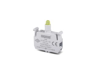 Emas CB8 Yedek LED'li 12-30V AC/DC Sarı Sinyal Blok