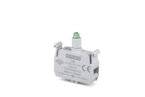 Emas CB9 Yedek LED'li 12-30V AC/DC Yeşil Sinyal Blok