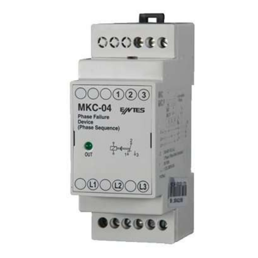 Entes MKC-04-220/230VAC M1062 Motor Faz Koruma Rölesi