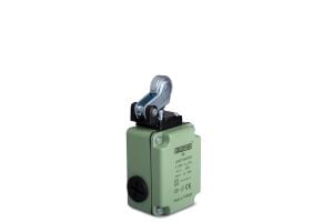 Emas L1K13MIM211 L1 Metal Gövde 22 mm Metal Makaralı Manivela Ani Hareketli 1NO+1NC Sınır Şalter